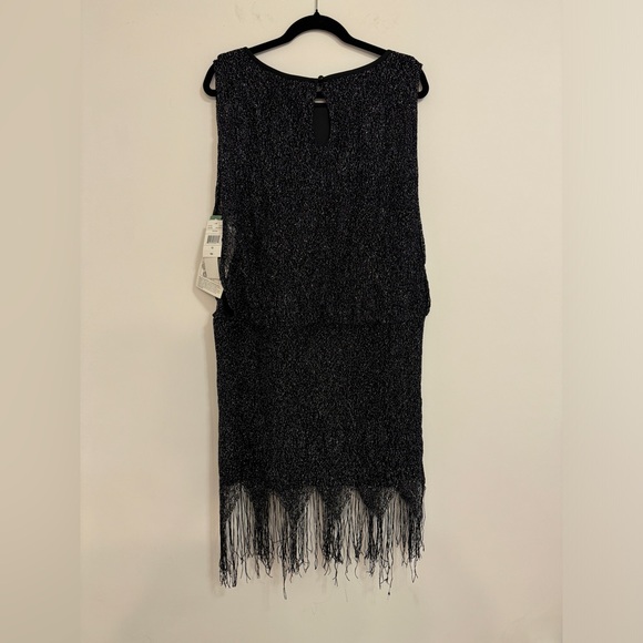 Scarlet women’s black sparkly fringe new with tags dress - Picture 6 of 7